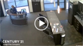 deer trashes insurance office